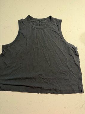 Lululemon Classic Black Cotton Tank Top